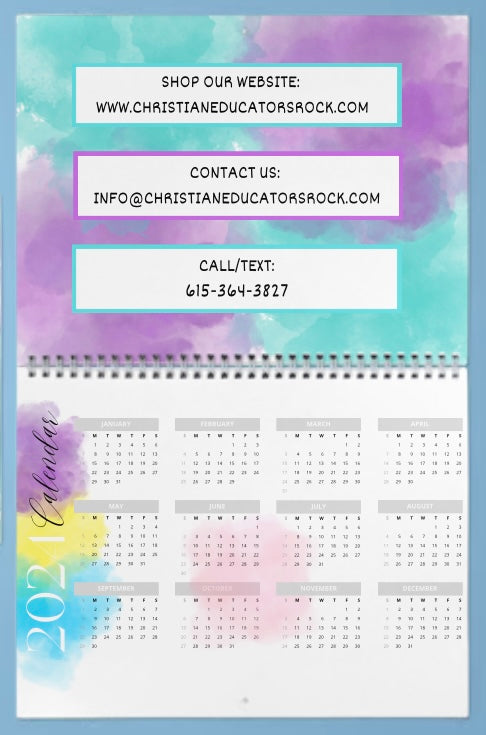 Christian Educators ROCK 2024-25 Calendar