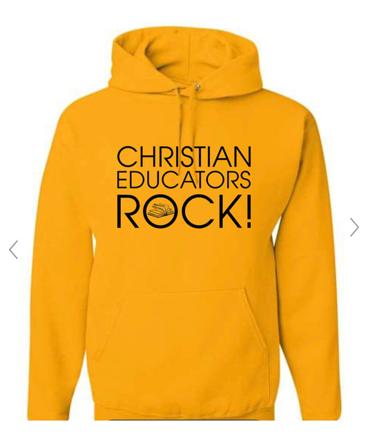 Christian Educators_Gold Hoodie