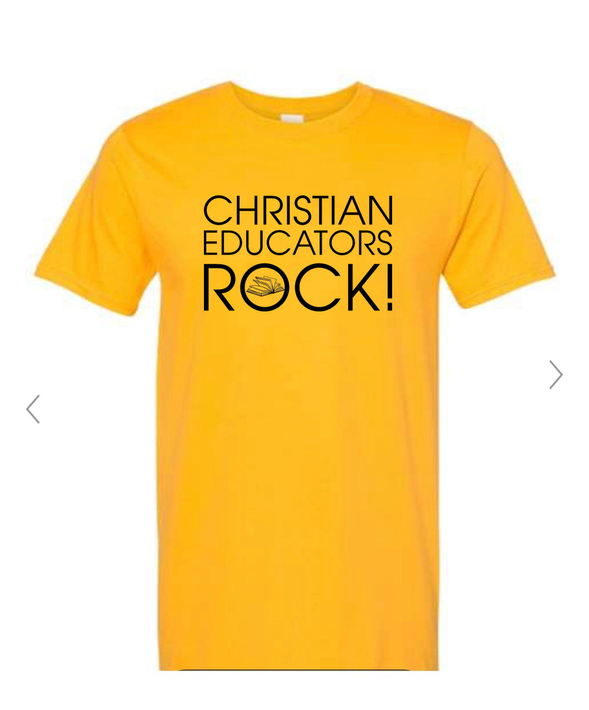 Christian Educators_Gold Tshirt