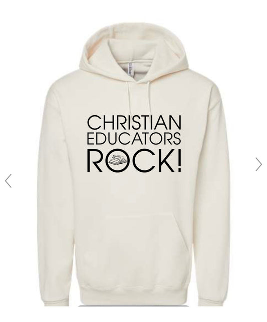 Christian Educators_Cream Hoodie