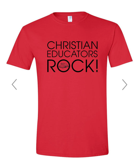 Christian Educators_Red Tshirt