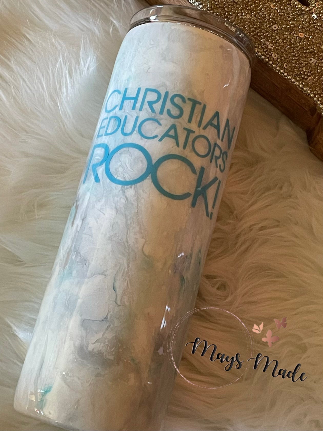 Christian Educators ROCK! Tumbler 20 oz CUSTOM ORDERS