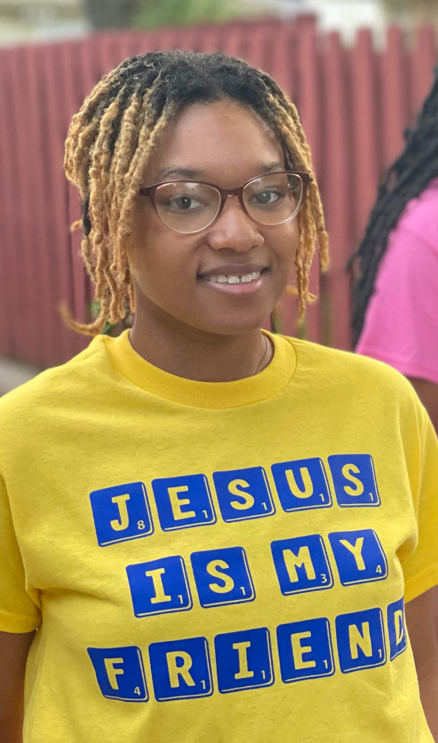 Jesus Is My Friend tshirts_Yellow